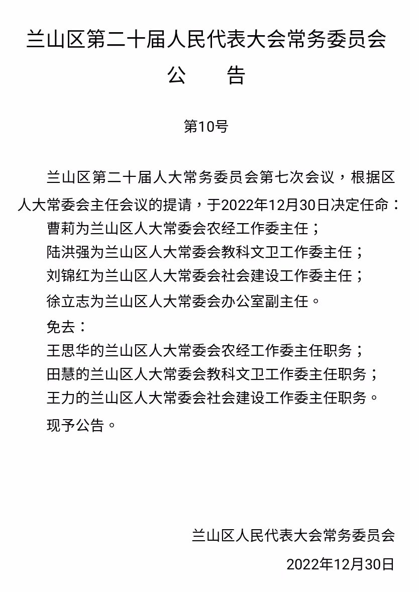 临沂市地方志编撰办公室人事任命动态更新