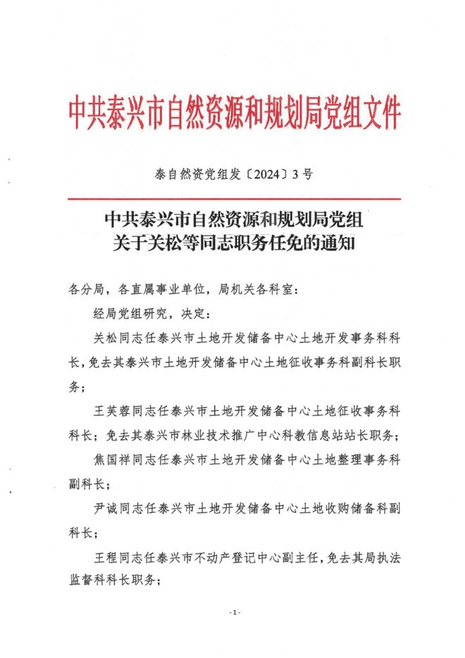 赣榆县自然资源和规划局人事任命揭晓，开启发展新篇章