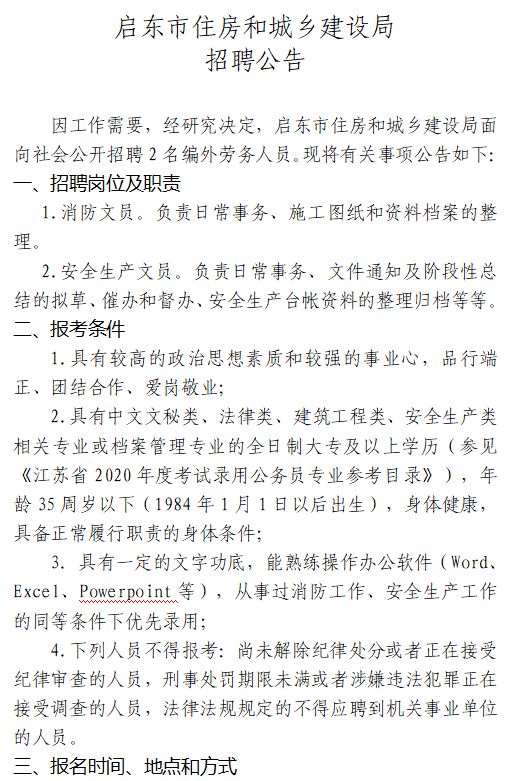 新抚区住房和城乡建设局最新招聘启事全面发布