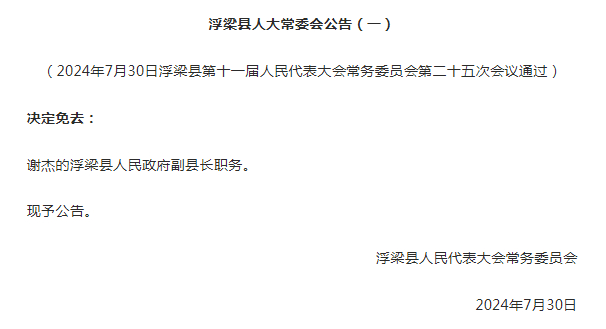 浮梁县人民政府办公室最新人事任命及职务调整通知